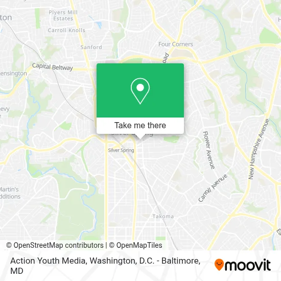 Action Youth Media map