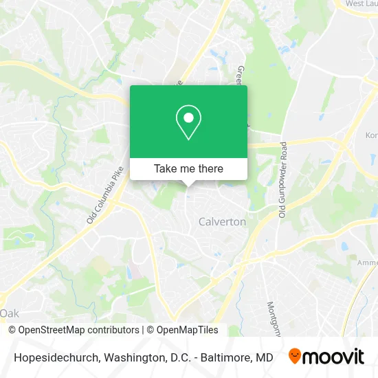 Hopesidechurch map