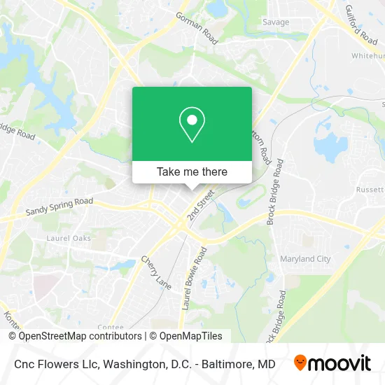 Cnc Flowers Llc map