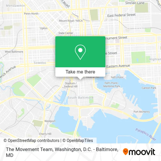 The Movement Team map