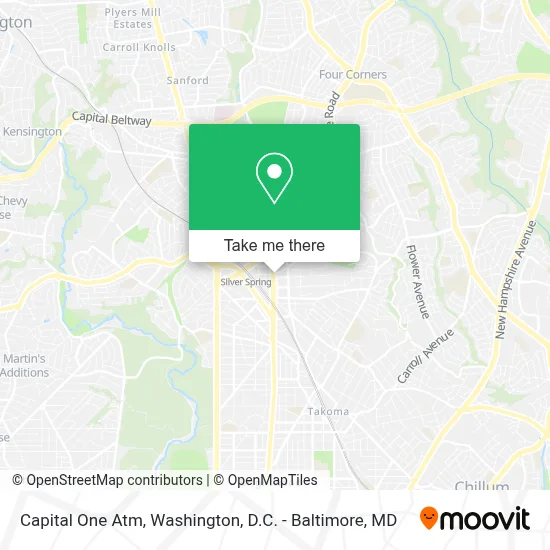 Capital One Atm map