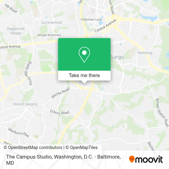 The Campus Studio map