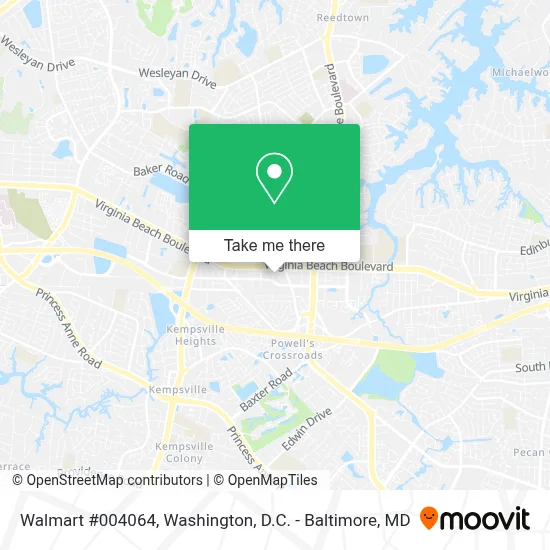 Walmart #004064 map