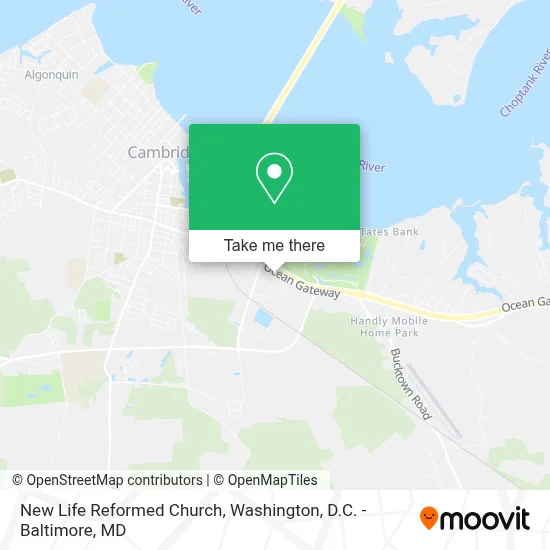 New Life Reformed Church map