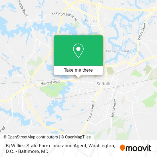Bj Willie - State Farm Insurance Agent map