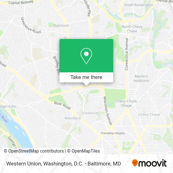 Western Union map