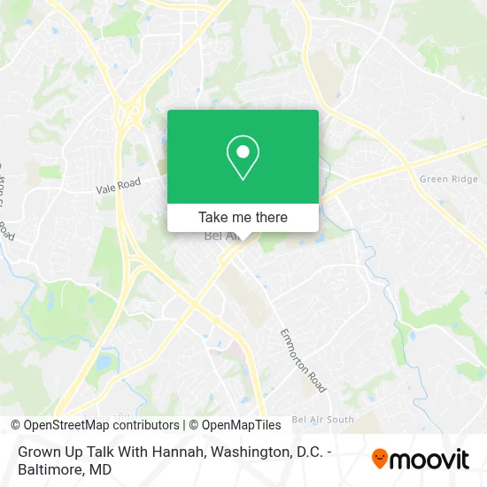 Grown Up Talk With Hannah map