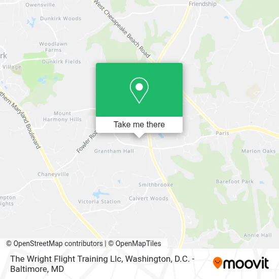 The Wright Flight Training Llc map