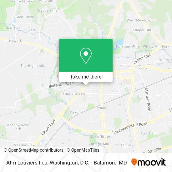 Atm Louviers Fcu map