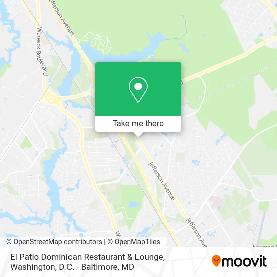 El Patio Dominican Restaurant & Lounge map