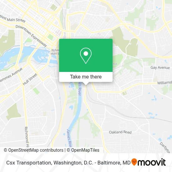 Csx Transportation map