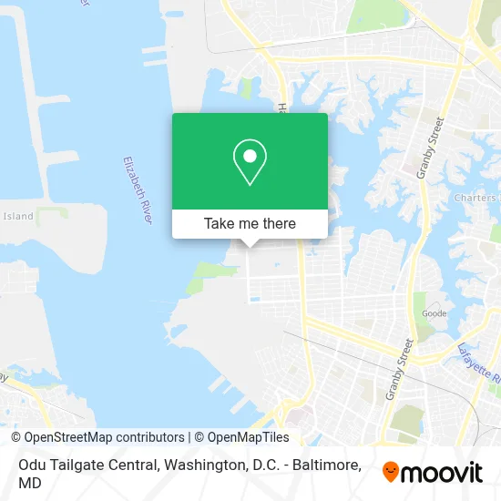 Odu Tailgate Central map