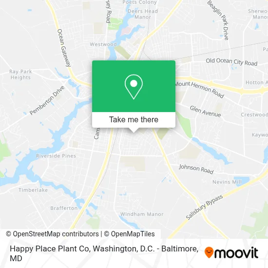 Happy Place Plant Co map