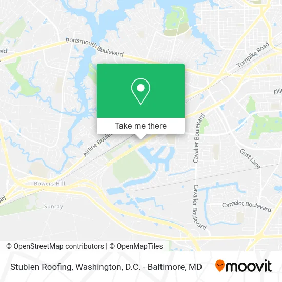 Stublen Roofing map