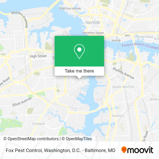Fox Pest Control map