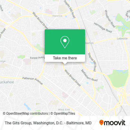 The Gits Group map
