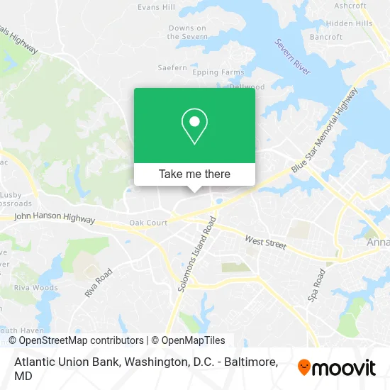 Atlantic Union Bank map