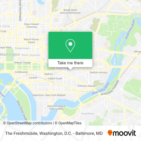 The Freshmobile map