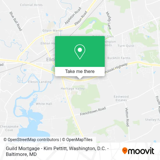Guild Mortgage - Kim Pettitt map