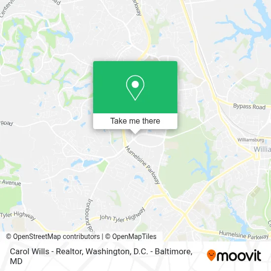 Carol Wills - Realtor map