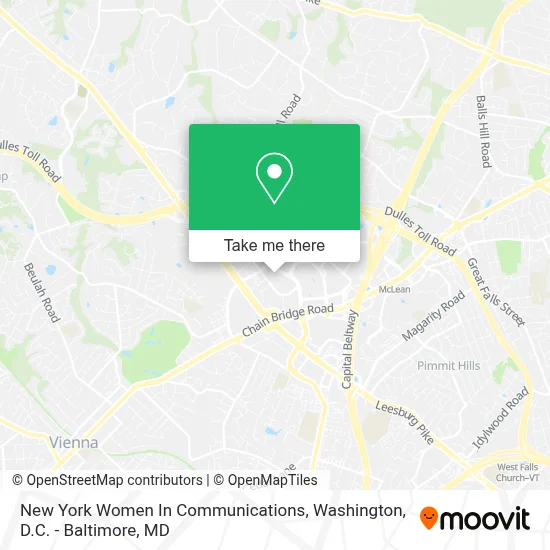 New York Women In Communications map