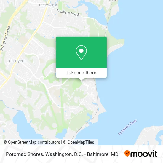 Potomac Shores map