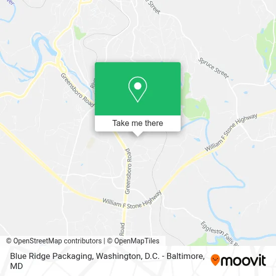 Blue Ridge Packaging map