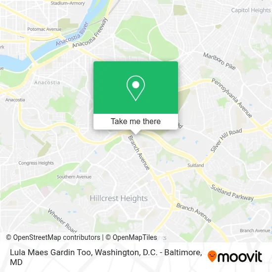 Lula Maes Gardin Too map