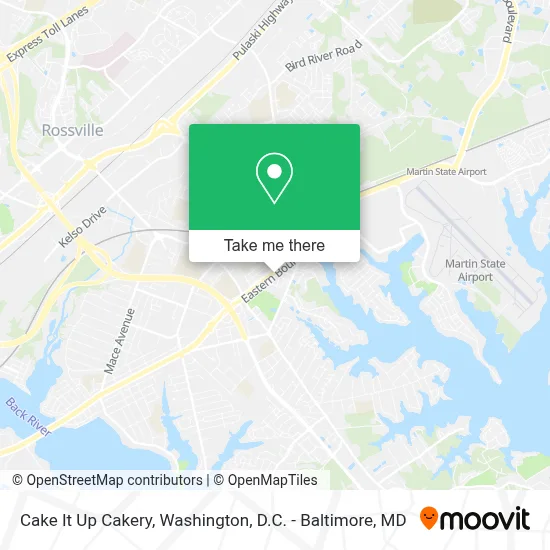Cake It Up Cakery map