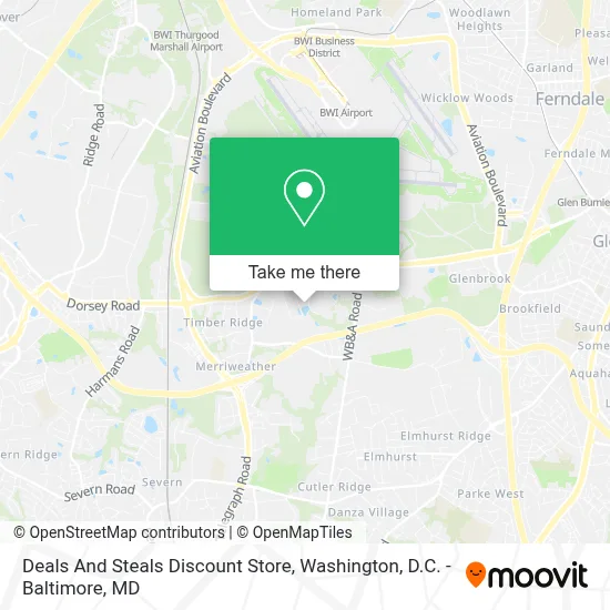 Deals And Steals Discount Store map