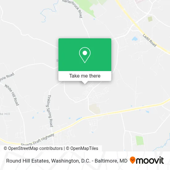 Round Hill Estates map