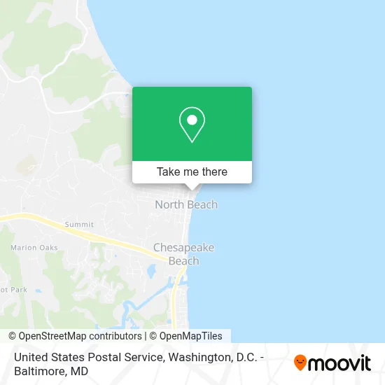 United States Postal Service map