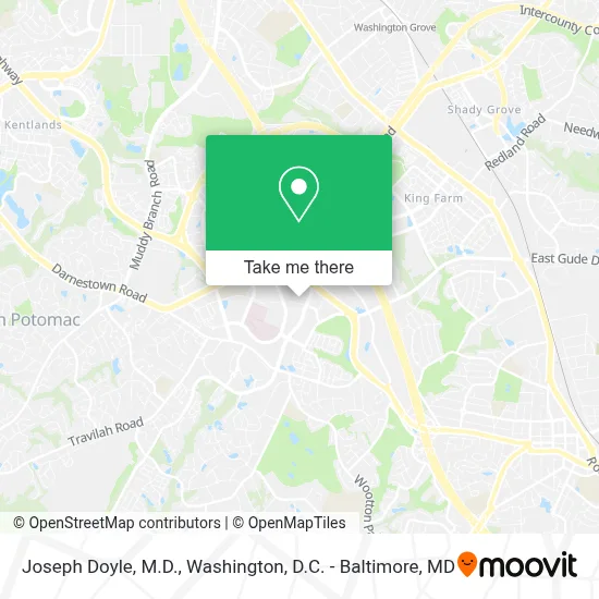 Joseph Doyle, M.D. map