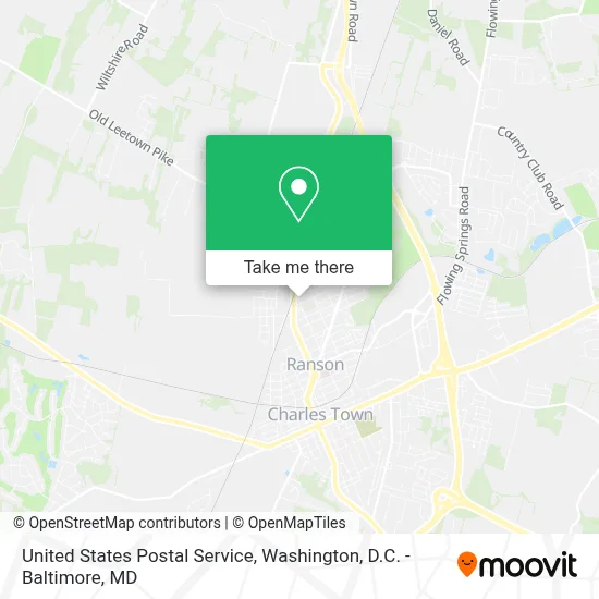 United States Postal Service map