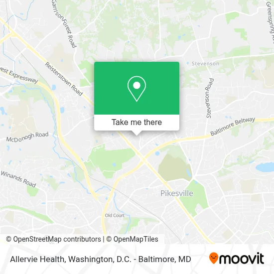 Allervie Health map