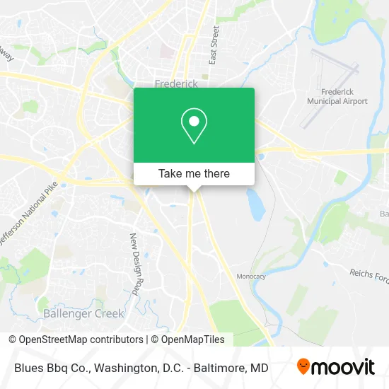 Blues Bbq Co. map