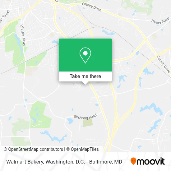 Walmart Bakery map