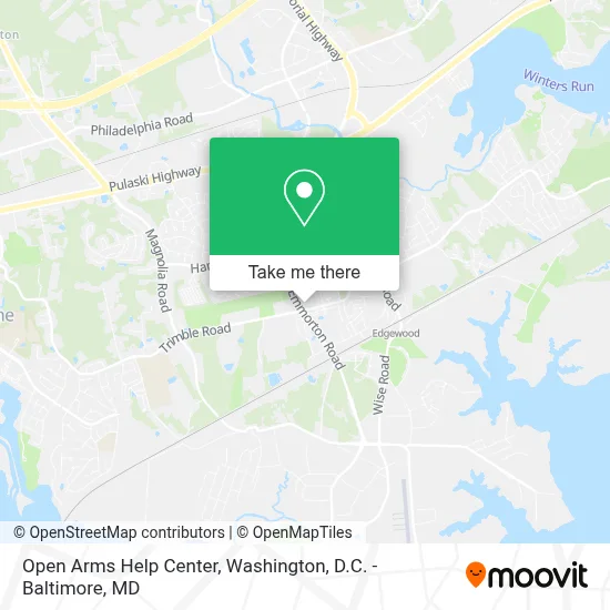Open Arms Help Center map