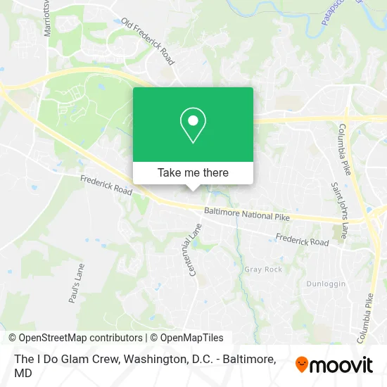 The I Do Glam Crew map