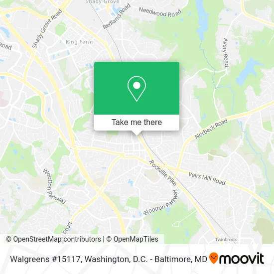 Walgreens #15117 map