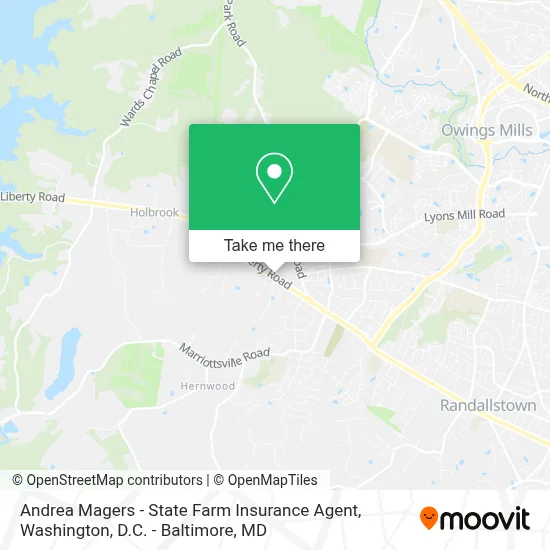 Andrea Magers - State Farm Insurance Agent map