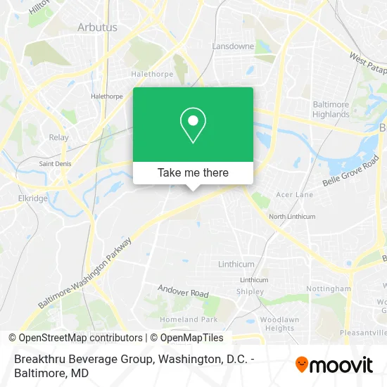 Breakthru Beverage Group map