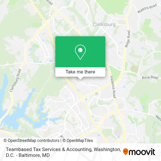 Teambased Tax Services & Accounting map