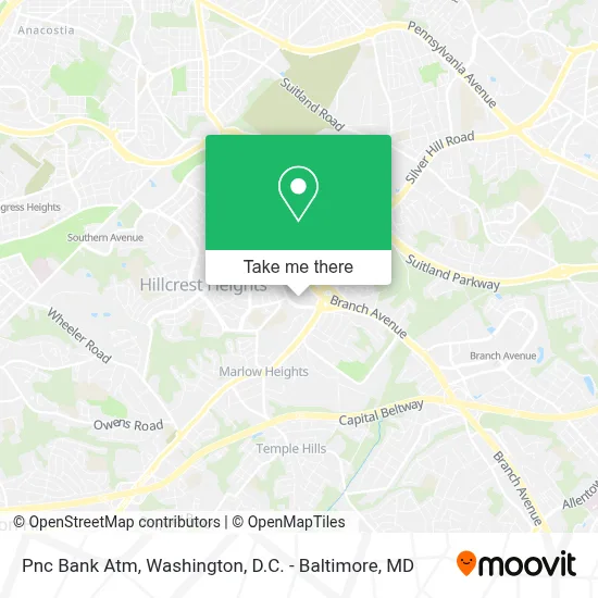 Pnc Bank Atm map