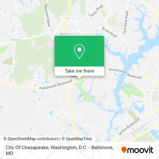 City Of Chesapeake map