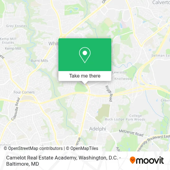 Camelot Real Estate Academy map