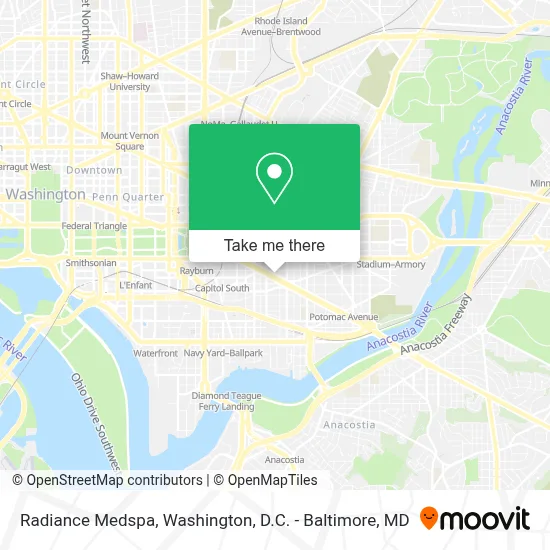 Radiance Medspa map