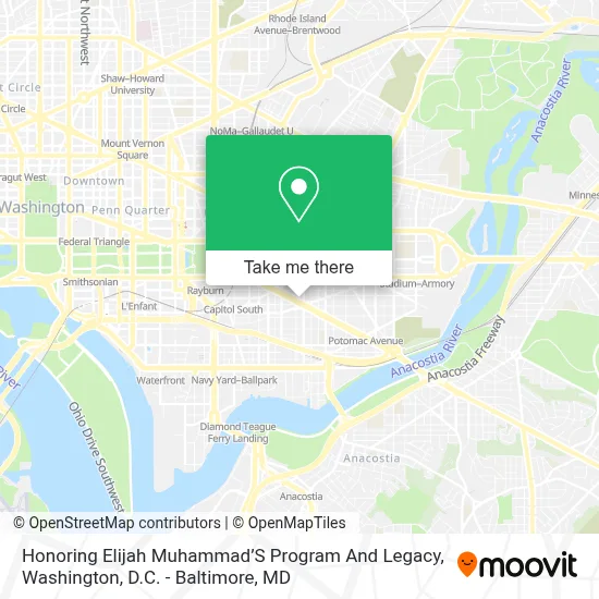 Honoring Elijah Muhammad’S Program And Legacy map