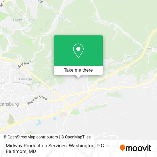 Midway Production Services map