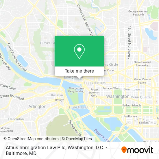 Altius Immigration Law Pllc map